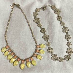 Charming Charlie statement necklace and 1 unbranded